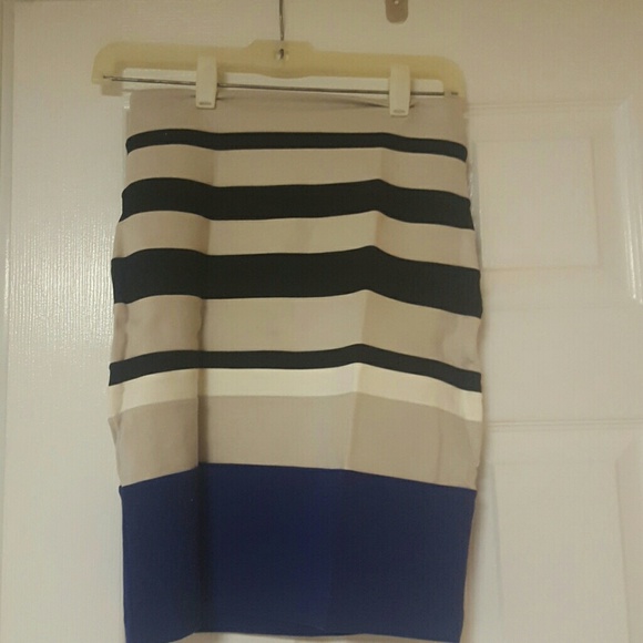 Express Striped Skirt