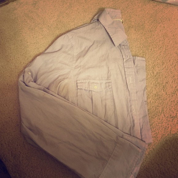 Jcrew button down shirt pinstriped