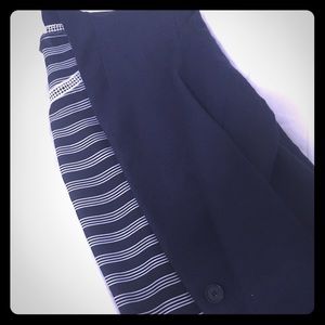 Blue & White Striped Blouse