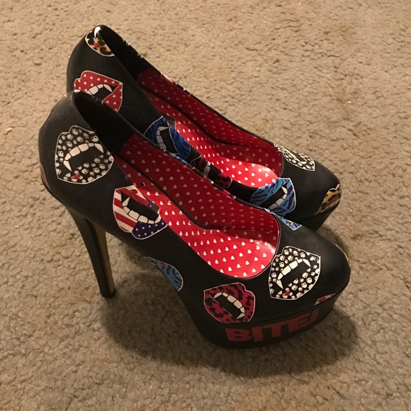 Iron Fist Bite Me Platform Heels