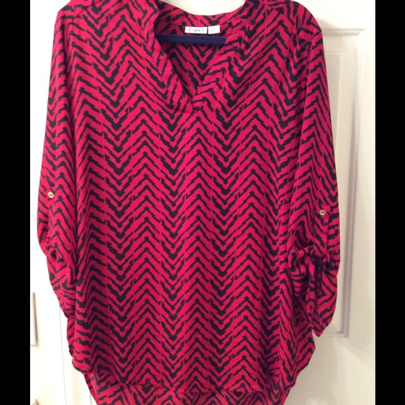 Dressy hi-low tunic, EUC