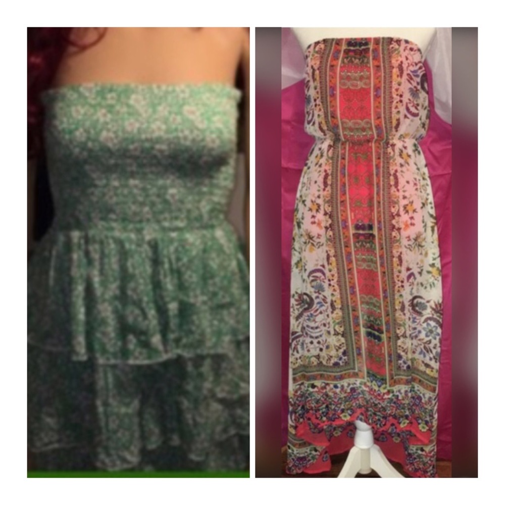5 FOR $25  2 FOR 1!! DRESSES FOR 1 BOTH ARE XS🌹