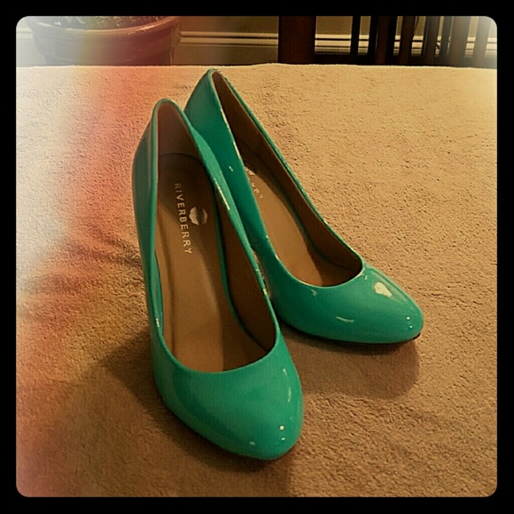 Riverberry Shoes - Riverberry Dark Mint Heels