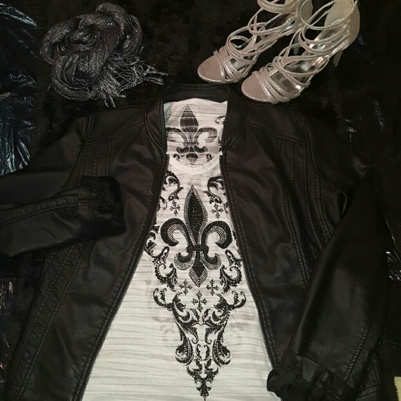 Fleur De Lis Bling Tee