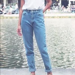 American Apparel High Waisted Mom Jeans