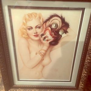 Vintage pinup art