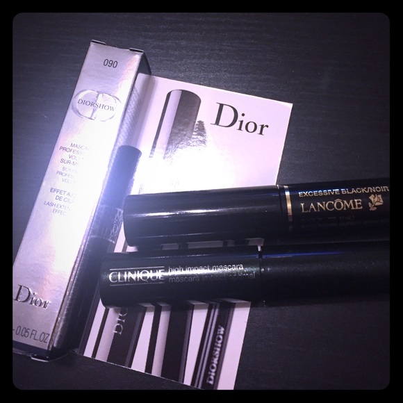 Bundle of Three Mascaras - Dior, Lancôme, Clinique