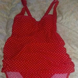 Clearance Price!!! Red polka dot bathing suit