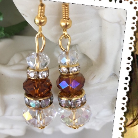 Fashion Flair Jewelry - 🌺🌴🌺  HANDMADE CRYSTAL EARRINGS 🌺🌴🌺