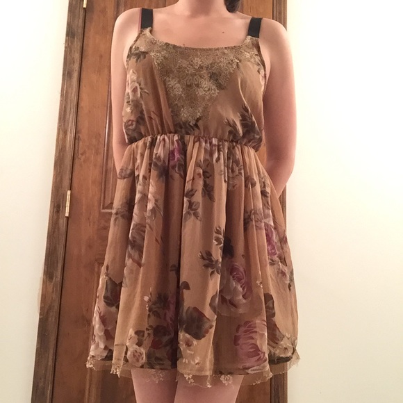Antique floral Urban Outfitters Dress