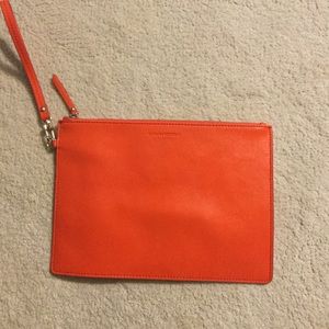 Banana Republic Leather Zip Pouch