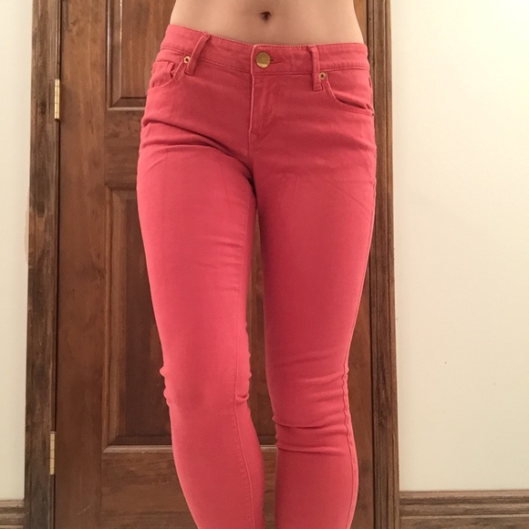 Salmon colored Express pants