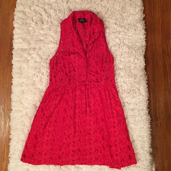 🌴🌺Pink Tropical Cut Out Dress 🌺🌴