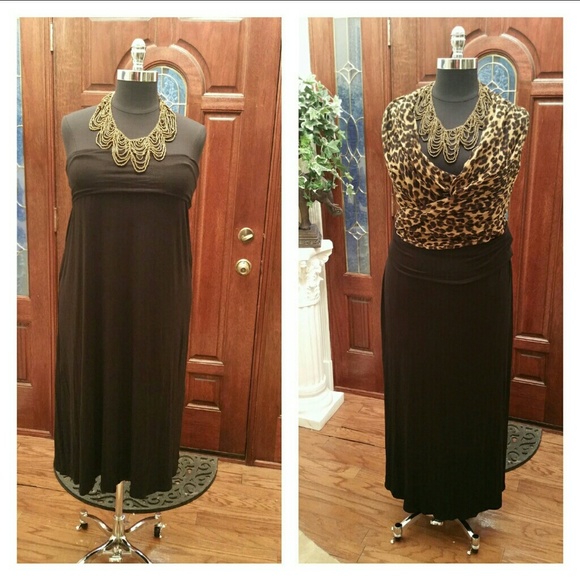 Solid Black Maxi Skirt (Never Worn)