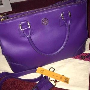 LIKE NEW!!! TORY BURCH ROBINSON DOUBLE ZIP TOTE