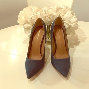Denim pumps size 6 1/2 fit size 7