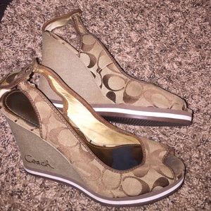 Coach wedges