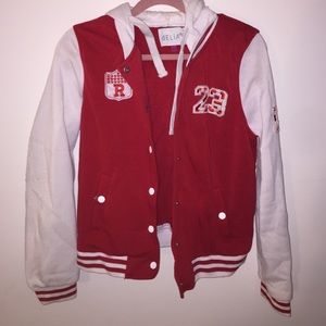Super cute Deliah's "letterman" jacket!