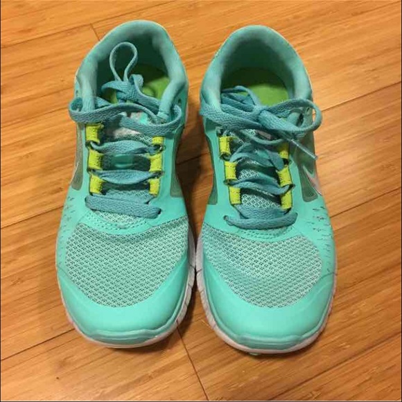 Nike Free Run 5.0 Tiffany Blue sz 6.5 - Picture 2 of 4
