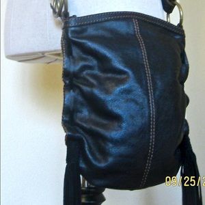 Lucky Brand Leather Crossbody EUC