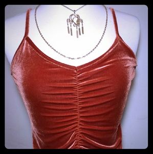 LATE 90s CRUSHED VELVET TOP