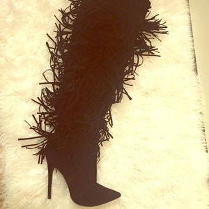 4.5 inch heel Sexy Over The Knee Boots