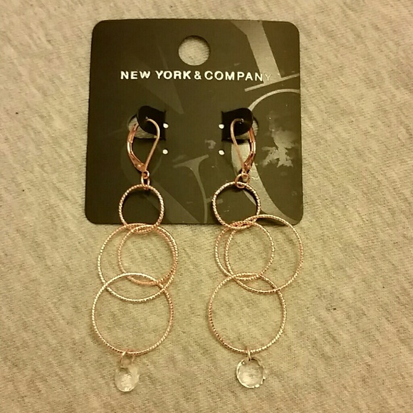 New York & Company Jewelry - SALE♡NY & Company concentric circle earrings BNWT