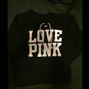 PINK pull over sweater size L