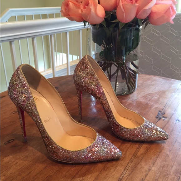 christian louboutin glitter pigalle follies pumps christian louboutin glitter pigalle follies pumps