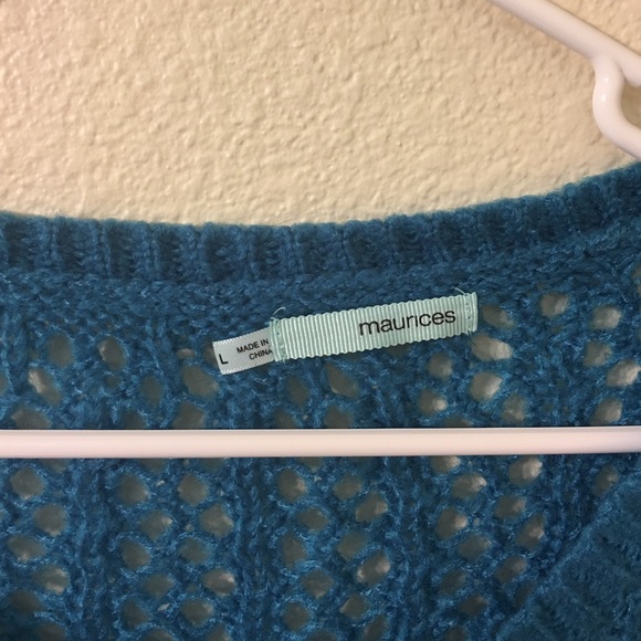 Turquoise Maurices sweater - Picture 2 of 4