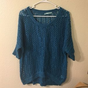 Turquoise Maurices sweater