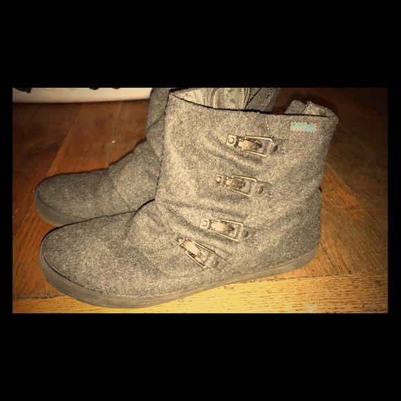 Wool ankle boots