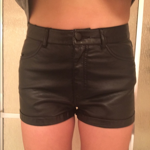 Leather Shorts
