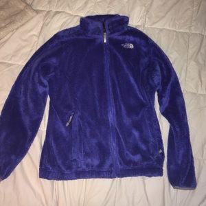 Girls blue north face jacket