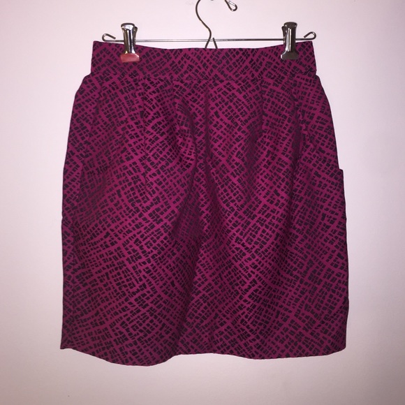 Amazing pink and black tulip skirt!