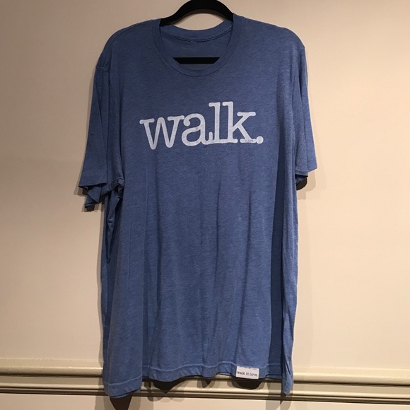 Blue tee