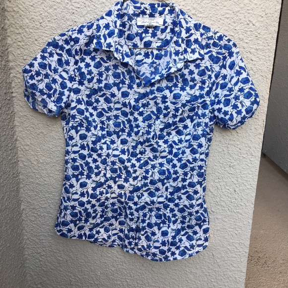 Floral Pattern Polo Shirt - Picture 3 of 4