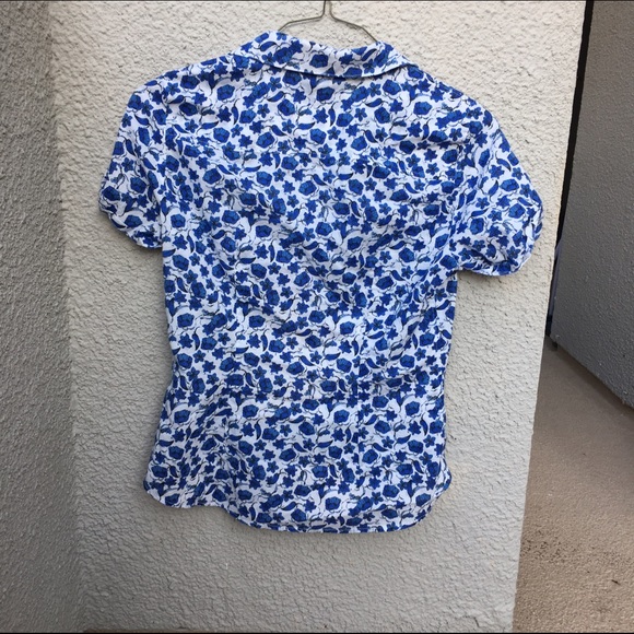 Floral Pattern Polo Shirt - Picture 4 of 4