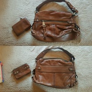 Fossil leather purse (free wallet)