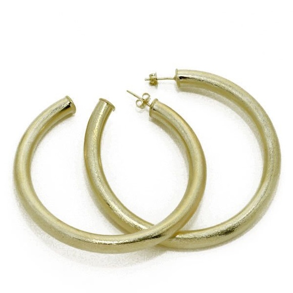 Sheila Fajl Arlene Hoop Earrings 18k