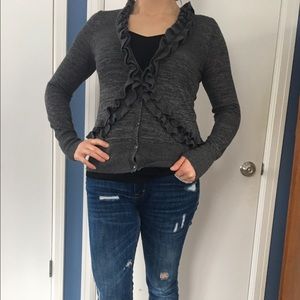 jcrew ruffle sweater