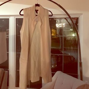 White house black market wait sweater vest