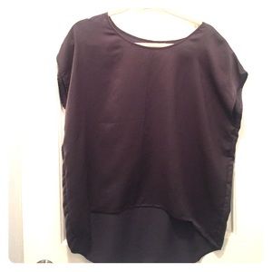 Nordstrom flowy shirt. Longer in back.