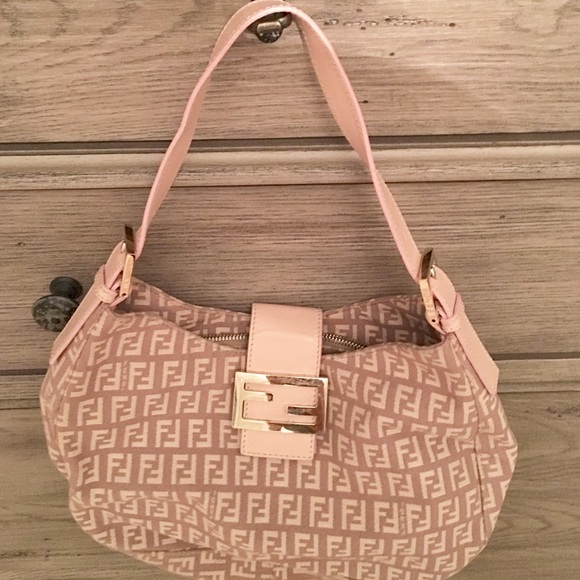 Authentic Vintage Fendi Blush Handbag