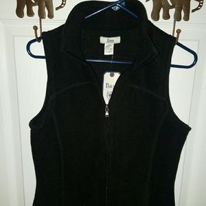 Fleece zip up vest
