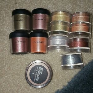 12 Authentic Mac pigments + 9 random pigments