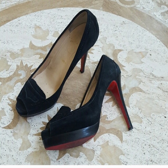 Christian Louboutin Shoes - Christian Louboutin suede blk size E 41 authentic!
