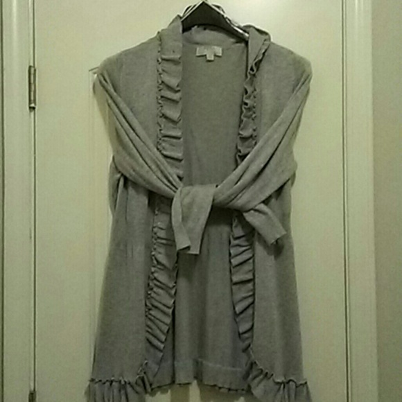 Carolyn Taylor Ruffle Cardigan
