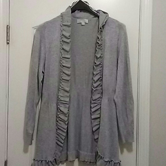 Carolyn Taylor Ruffle Cardigan - Picture 2 of 4