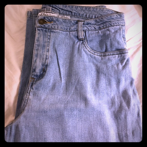 Tummy tucker blue jeans